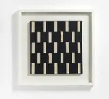 François Morellet, Kaugummibild, Öl und aufgeklebte Kaugummis