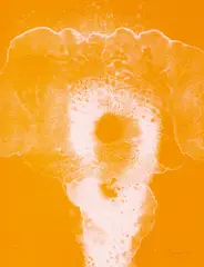 April by Otto Piene, 1971, Farbserigrafie auf Karton, sold Jun 2016