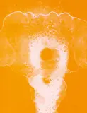 Otto Piene, April, 1971, Farbserigrafie auf Karton