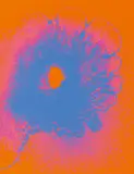 Otto Piene, Juli, 1971, Farbserigrafie auf Karton