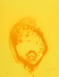 Otto Piene, Oktober, Farbserigrafie auf Karton
