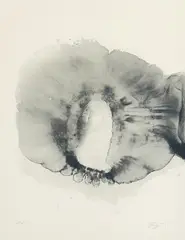September by Otto Piene, 1971, Farbserigrafie auf Karton, sold Jun 2016