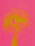 Otto Piene, Mai, Farbserigrafie auf Karton