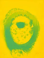 Juni by Otto Piene, Farbserigrafie auf Karton, sold Jun 2016