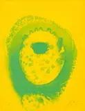 Otto Piene, Juni, Farbserigrafie auf Karton