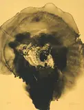 Otto Piene, Januar, 1971, Farbserigrafie auf Karton