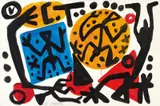 Ohne Titel by A. R. Penck, Öl auf Leinwand, sold Jun 2016