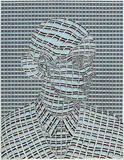 Thomas Bayrle, Anarchy in construction, Farbserigrafie auf leichtem Karton