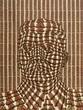 Thomas Bayrle, Josef Stalin, Farbserigrafie auf leichtem Karton
