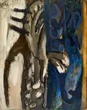 Markus Lüpertz, Ohne Titel, Öl auf Leinwand