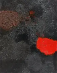Luis Feito, Ohne Titel (Pintura), Öl auf Leinwand