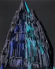 Cologne Cathedral by Andy Warhol, 1985, Farbserigraphie mit Diamantstaub auf leichtem Karton, sold Jun 2016