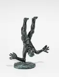 Affe als Akrobat by Jörg Immendorff, Bronze, sold May 2017