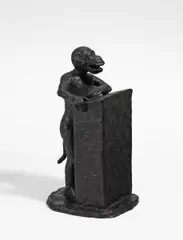 Malerstamm Tilmann by Jörg Immendorff, Bronze, sold May 2017