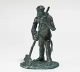 Affe mit Besen by Jörg Immendorff, Bronze, sold May 2017