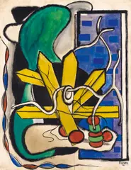 Fernand Léger, Composition, Gouache auf Bütten
