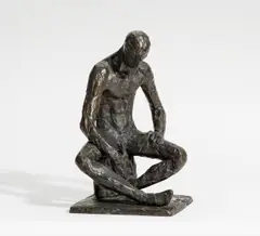 Joseph Enseling, Sitzender, 1950, Bronze