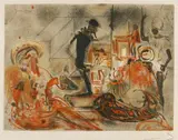 Studio of Dalí by Salvador Dalí, 1965, Farblithografie auf BFK RIVES (Wasserzeichen), sold Dec 2016