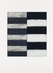 Large mirror I by Sean Scully, 1997, Farbaquatinta auf Somerset, sold Dec 2016