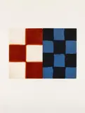Sean Scully, Barcelona ditychon 4, 1996, Farbaquatinta auf Arches