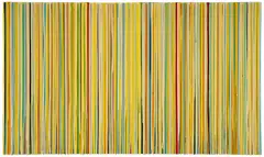 "Multicolorweiss" by Markus Linnenbrink, 1993, Epoxidharz und Farbpigmente auf Leinwand, sold Nov 2016