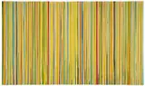 Markus Linnenbrink, "Multicolorweiss", 1993, Epoxidharz und Farbpigmente auf Leinwand