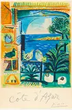 Côte d'Azur by Pablo Picasso, 1962, Farblithografie auf Velin, sold Dec 2016