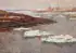 Distant View of a Port by Vladimir Semenovich Gorbatchenko, Oil on canvas, offered Jun 2014
