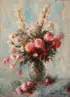 Ludolfs Liberts, Floral Still Life, Oil on board