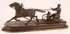 Alexei Petrovitch Grachev, Winter Sledding Scene, Bronze with dark brown patina