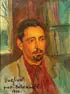 David Burliuk, Portrait of Professor Balamouth