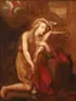The Penitent Magdalene Embracing a Crucifix by Italian School, Oil on canvas, offered Jun 2014