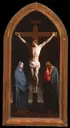 Ary Scheffer, The Crucifixion, Oil on shaped canvas