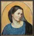 L. Brock, The Madonna, Oil on canvas in a feigned arch