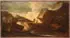 Travelers in an Expansive Mountainous Landscape by Italian School, Oil on canvas, offered Jun 2014