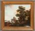 Philips Wouwerman, Travelers in a Landscape Crossing a Bridge, Oil on canvas