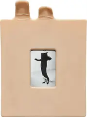 Matthew Barney, Radial drill: OTTOgate: Jim Blind (fem.), 1991, gelatin silver print, in artist's prosthetic plastic frame