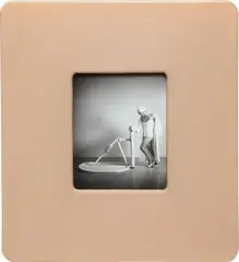 Matthew Barney, Delay of Game (Manual) C, 1991, gelatin silver print, in artist's prosthetic plastic frame