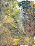 Dan Rees, Gravel Master, 2013, oil, pebble dash on canvas