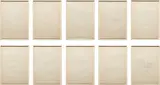 Ugo Rondinone, 10 Kinderzeichnungen (10 Children Drawings)