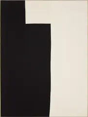 Untitled (Begin in one corner) by Ethan Cook, 2014, hand woven cotton canvas, in artist's frame, sold Mar 2015