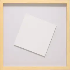 Rotating Square by Jeppe Hein, 2005, mixed technique paper, wooden frame, electric motor, sold Mar 2015