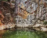 Edward Burtynsky, Mines #13, inco-abandoned mine shaft, Cream Hill mine, Sudbury, Ontario