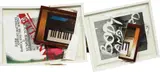 Brendan Fowler, Untitled August 2008, 2008, silkscreen ink, enamel, chromogenic prints, frames