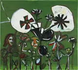 Untitled by George Condo, 1989, oil on canvas, offered Mar 2015
