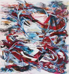 Suling Wang, Lost Above Lanyu, 2006, oil, acrylic on canvas