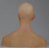 Evan Penny, Back of Martha, 2007, silicon, pigment, hair, aluminum