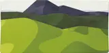 Albrecht Schnider, Landschaft III, 2003, oil on canvas