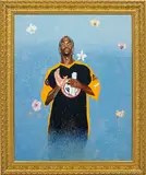 Kehinde Wiley, Passing/Posing (Santus Phillipus A), 2004, oil on canvas, in artist's frame