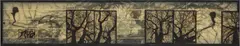 Structure of Thought #13 by Doug Starn and Mike Starn, 2001-04, MIS, Lysonic prints on Gampi and Thai Mulberry papers with encaustic, wax, varnish, in artists' frame, sold Mar 2015